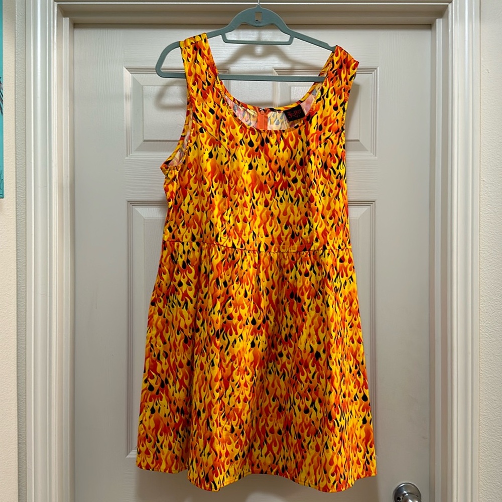 Hot Topic Flame Dress